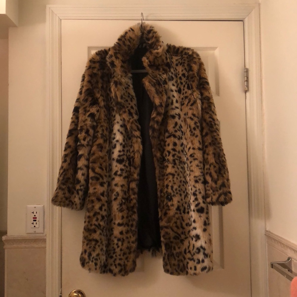 Faux Fur cheetah jacket